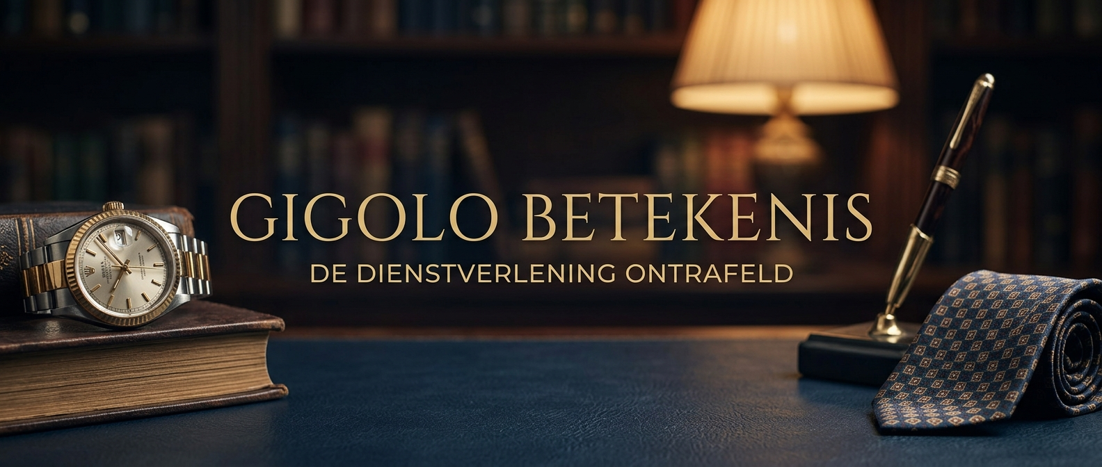 Banner met de tekst 'gigolo betekenis'