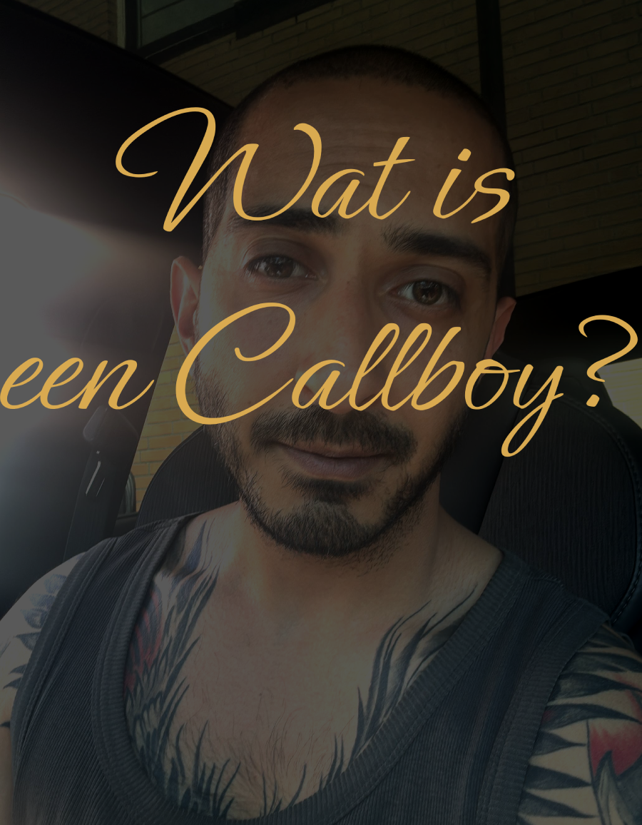 callboy gigolo Milan die lacht naar de camera vanuit de auto