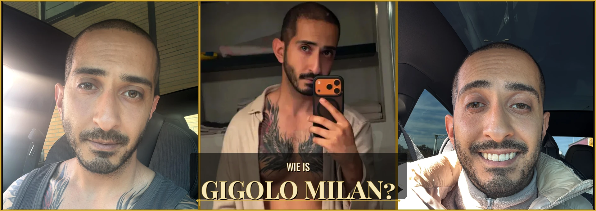 Gigolo Milan – persoonlijke kennismaking en wie is Milan