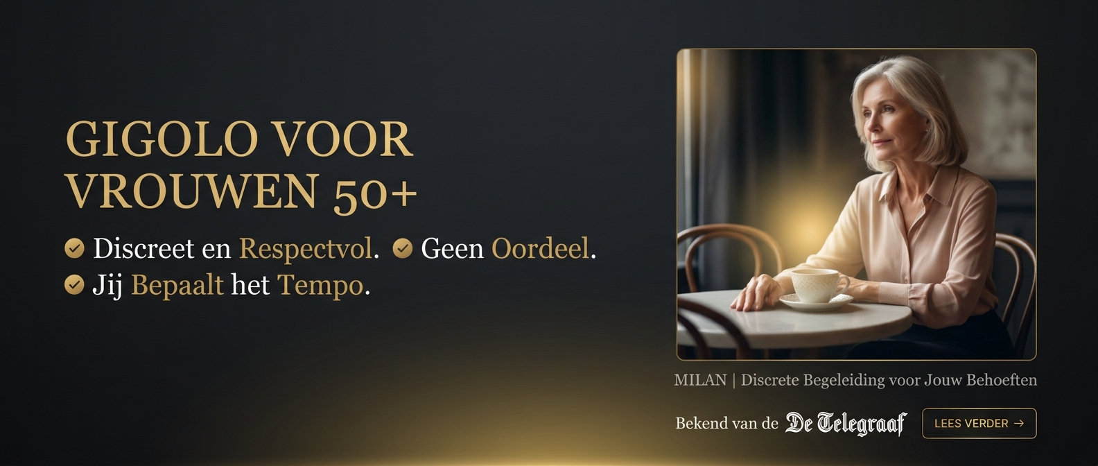Gigolo voor vrouwen 50+ – discrete mannelijke begeleiding